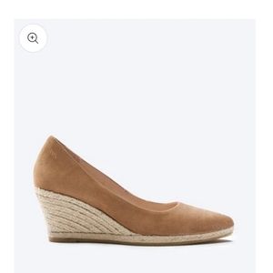 Viscata Roses Suede Wedges (U Cut)